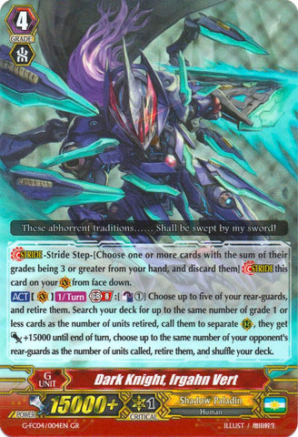 Dark Knight, Irgahn Vert (G-FC04/004EN) [Fighters Collection 2017]