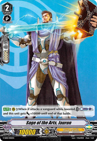Sage of the Arts, Jauron (V-SD01/005EN) [2018 Free Experience Deck "Royal Paladin"]