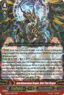 Interdimensional Dragon, Bind Time Dragon (G-BT07/009EN) [Glorious Bravery of Radiant Sword]