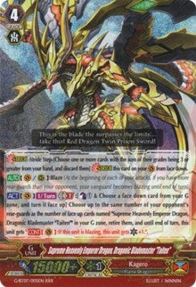 Supreme Heavenly Emperor Dragon, Dragonic Blademaster "Taiten" (G-BT07/005EN) [Glorious Bravery of Radiant Sword]