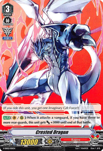 Crested Dragon (V-SD02/001EN) [2018 Free Experience Deck "Kagero"]
