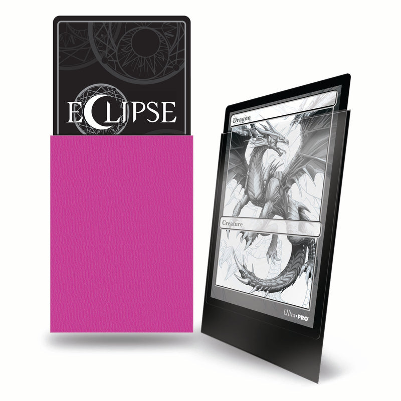 Ultra PRO: Standard 100ct Sleeves - Eclipse Matte (Hot Pink)