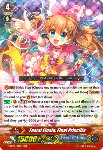 Festal Finale, Final Priscilla (G-FC04/020EN) [Fighters Collection 2017]