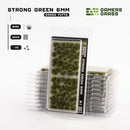 Grass Tufts: Tufts- Strong Green 6mm- Wild