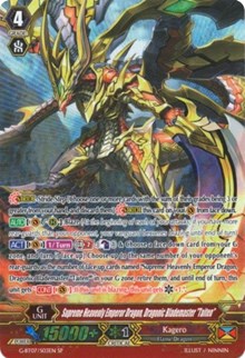 Supreme Heavenly Emperor Dragon, Dragonic Blademaster "Taiten" (G-BT07/S03EN) [Glorious Bravery of Radiant Sword]