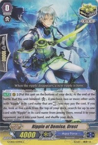 Ripple of Demise, Orest (G-CB02/039EN) [Commander of the Incessant Waves]