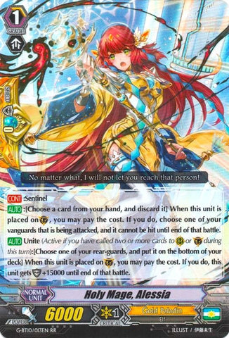 Holy Mage, Alessia (G-BT10/013EN) [Raging Clash of the Blade Fangs]