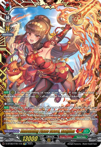 Undoubting Flame Sword, Radylina (D-BT08/FFR11EN) [Minerva Rising]