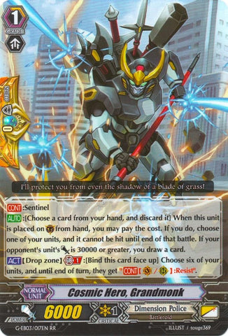 Cosmic Hero, Grandmonk (G-EB03/017EN) [The GALAXY STAR GATE]