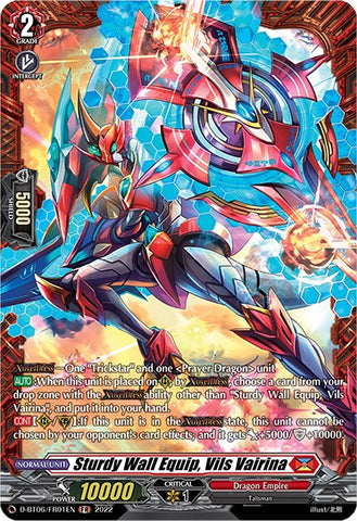 Sturdy Wall Equip, Vils Vairina (D-BT06/FR21EN) [Blazing Dragon Reborn]
