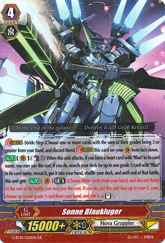 Sonne Blaukluger (G-BT10/020EN) [Raging Clash of the Blade Fangs]