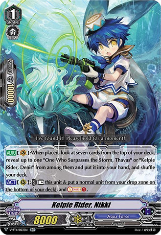Kelpie Rider, Nikki (V-BT11/023EN) [Storm of the Blue Cavalry]