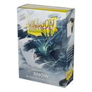 Dragon Shield: Japanese Size 60ct Sleeves - Snow (Dual Matte)