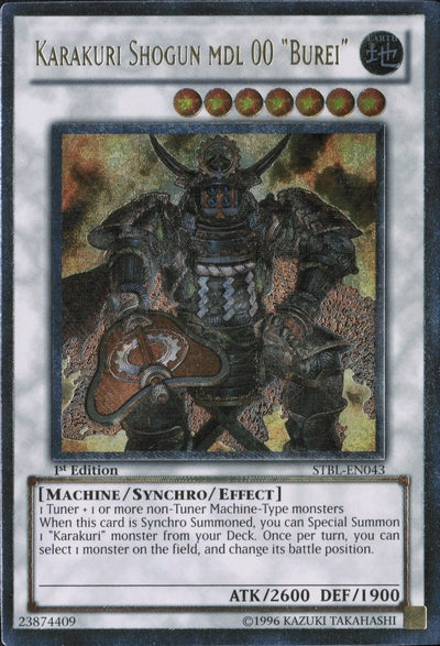 Karakuri Shogun mdl 00 "Burei" [STBL-EN043] Ultimate Rare